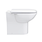 AquaSure Cove 500 x 300mm PVC BTW Toilet Unit Gloss White with Pan and Cistern - 100% Waterproof