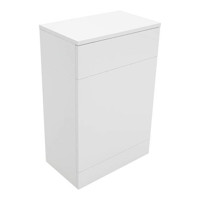 AquaSure Cove W500 x D300mm PVC WC Unit Gloss White - 100% Waterproof