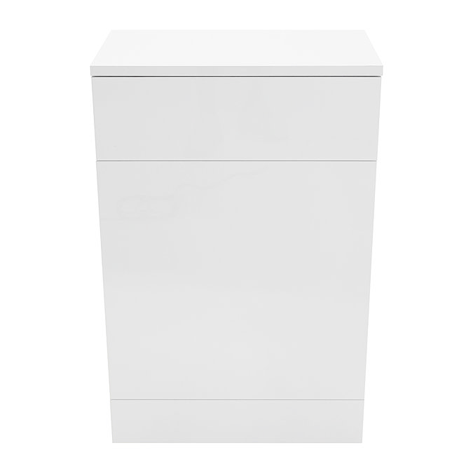 AquaSure Cove W500 x D330mm PVC WC Unit Gloss White - 100% Waterproof