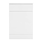 AquaSure Cove W500 x D330mm PVC WC Unit Gloss White - 100% Waterproof