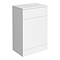 AquaSure Cove W500 x D330mm PVC WC Unit Gloss White - 100% Waterproof