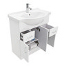 AquaSure Cove White PVC 750mm Vanity Unit - 100% Waterproof