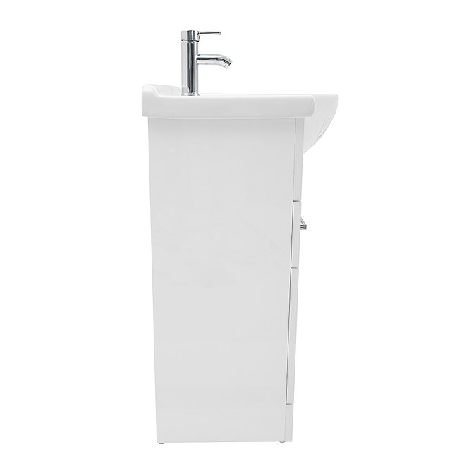 AquaSure Cove White PVC 850mm Vanity Unit - 100% Waterproof