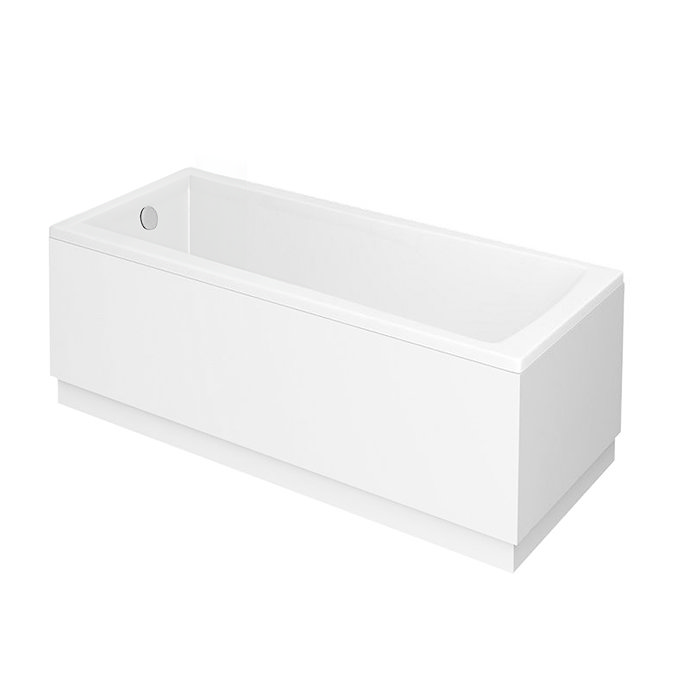 AquaSure Square Single Ended Bath + Waterproof Front Panel