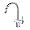 Modern Single Lever Monobloc Kitchen Sink Mixer - Chrome - HB-M9616 Large Image