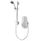 Aqualisa - Aquastream Thermo Power Shower with Adjustable Head - White - 813.40.20 Large Image