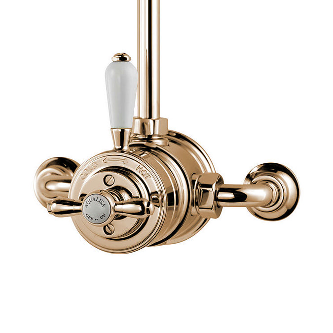 Aqualisa Aquatique Thermo Exposed Thermostatic Valve - Gold