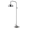 Aqualisa - Aquatique Thermo Exposed Thermostatic Valve with 8" Drencher Head & Riser Rail - Chrome -