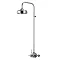 Aqualisa - Aquatique Thermo Exposed Thermostatic Valve with 8" Drencher Head & Riser Rail - Chrome -