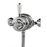 Aqualisa - Aquatique Thermo Exposed Thermostatic Valve with Slide Rail Kit - Chrome - 500.10.01-561.