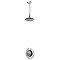 Aqualisa - Axis Thermo Concealed Shower Valve with Wall or Ceiling Mounted Fixed Head - AX3163 Profile Large Image