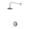 Aqualisa - Axis Thermo Concealed Shower Valve with Wall or Ceiling Mounted Fixed Head - AX3163 Feature Large Image