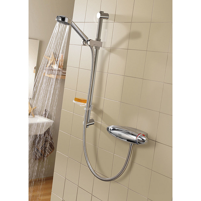 Aqualisa - Colt Exposed Thermostatic Shower Valve with Slide Rail Kit - COLT001EA  Profile Large Image