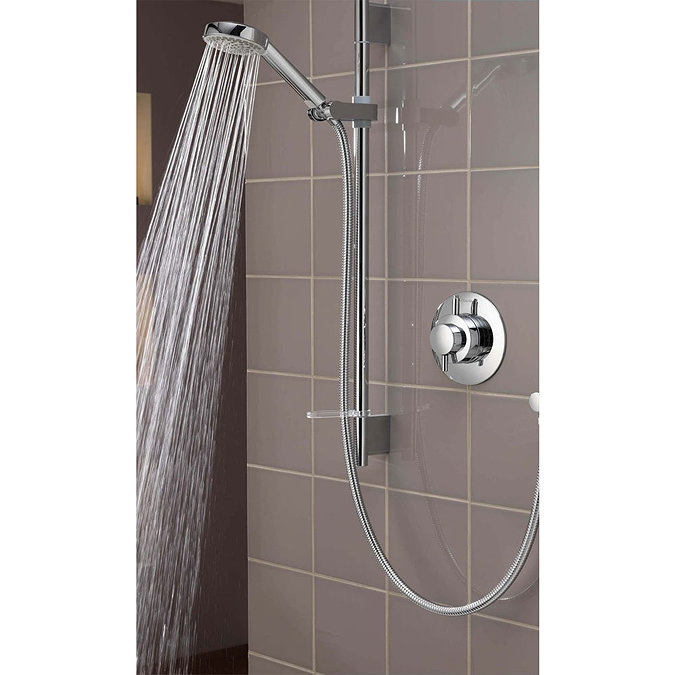 Aqualisa - Dream Concealed Thermostatic Shower Valve with Slide Rail Kit - DRM001CA Standard Large I