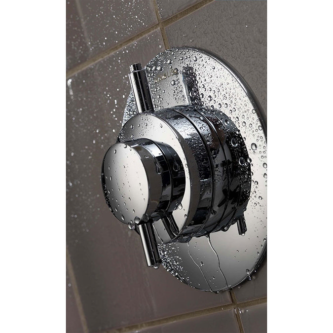 Aqualisa - Dream Concealed Thermostatic Shower Valve with Wall Mounted Fixed Head - DRM001CF additio