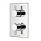 Aqualisa - Dream DCV Concealed Shower Valve with Wall Mounted Fixed Head - DRMDCV002 Feature Large Image