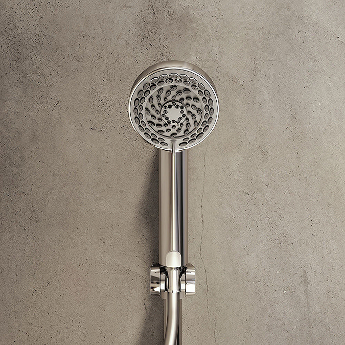 Aqualisa Dream Round Thermostatic Mixer Shower with Adjustable and Wall Fixed Heads - DRMDCV2.ADFW.R