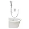 Aqualisa Dream Round Thermostatic Mixer Shower with Adjustable Head and Bath Fill - DRMDCV2.ADBTX.RN