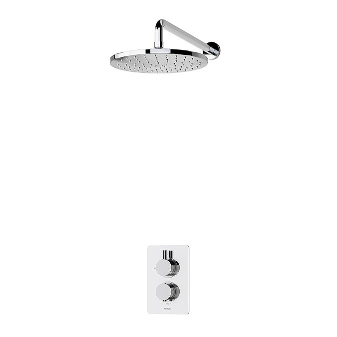Aqualisa Dream Round Thermostatic Mixer Shower with Wall Fixed Head - DRMDCV1.FW.RND Large Image