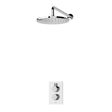 Aqualisa Dream Round Thermostatic Mixer Shower with Wall Fixed Head - DRMDCV1.FW.RND  Profile Large 