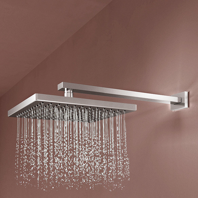 Aqualisa Dream Square Thermostatic Mixer Shower with Adjustable and Wall Fixed Heads - DRMDCV2.ADFW.SQR Feature Large Image