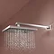 Aqualisa Dream Square Thermostatic Mixer Shower with Adjustable and Wall Fixed Heads - DRMDCV2.ADFW.SQR  Feature Large Image