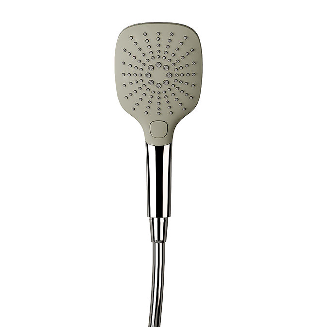 Aqualisa Dream Square Thermostatic Mixer Shower with Adjustable and Wall Fixed Heads - DRMDCV2.ADFW.SQR additional Large Image