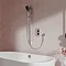 Aqualisa Dream Square Thermostatic Mixer Shower with Adjustable Head and Bath Fill - DRMDCV2.ADBTX.S