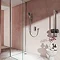 Aqualisa Dream Square Thermostatic Mixer Shower with Adjustable Head - DRMDCV1.AD.SQR  In Bathroom L