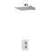 Aqualisa Dream Square Thermostatic Mixer Shower with Wall Fixed Head - DRMDCV1.FW.SQR  Profile Large