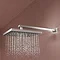 Aqualisa Dream Square Thermostatic Mixer Shower with Wall Fixed Head - DRMDCV1.FW.SQR  Standard Larg