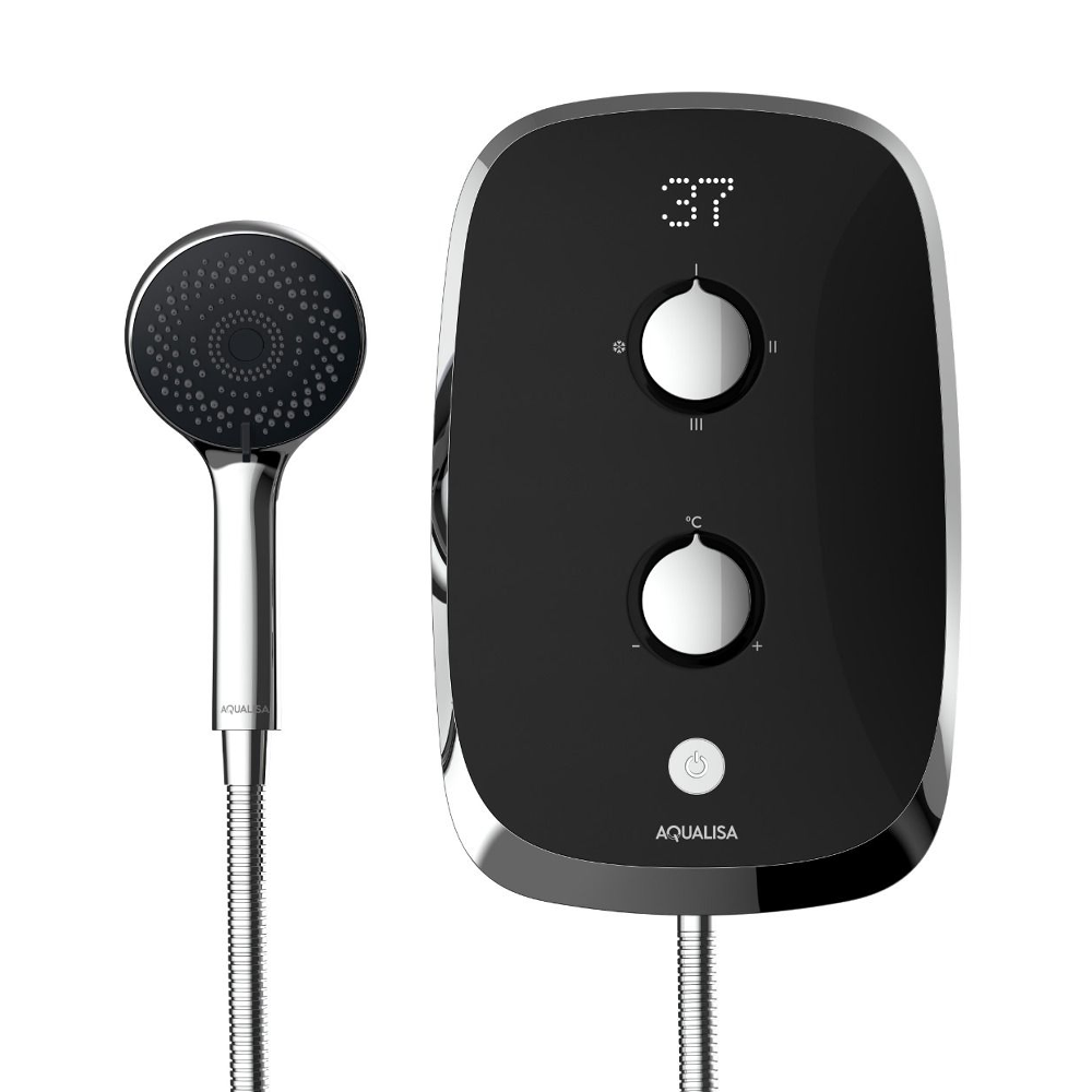 Aqualisa eMOTION Electric Shower 10.5KW Black MOBC105