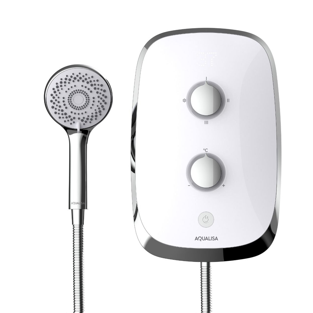 Aqualisa eMOTION Electric Shower 9.5kw Arctic White MOWC95