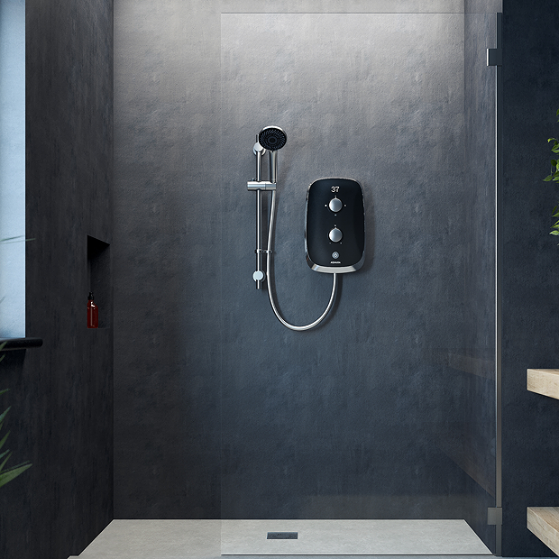 Aqualisa EMotion Electric Shower 9.5KW Black MOBC95