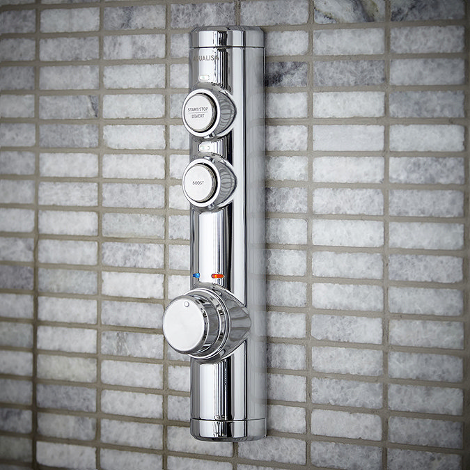 Aqualisa iSystem Smart Shower Concealed with Adjustable and Ceiling Fixed Heads  Feature Large Image