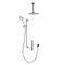 Aqualisa iSystem Smart Shower Concealed with Adjustable and Ceiling Fixed Heads  In Bathroom Large I