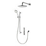 Aqualisa iSystem Smart Shower Concealed with Adjustable and Wall Fixed Heads  In Bathroom Large Imag