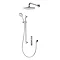 Aqualisa iSystem Smart Shower Concealed with Adjustable and Wall Fixed Heads  In Bathroom Large Imag