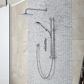 Aqualisa iSystem Smart Shower Concealed with Adjustable and Wall Fixed Heads Large Image