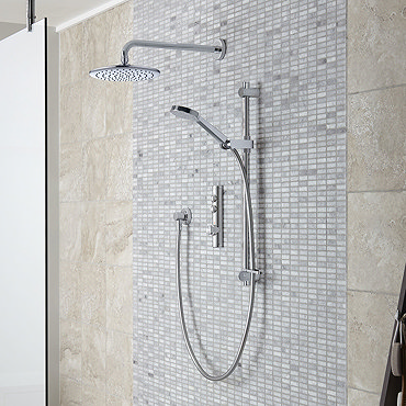 Aqualisa iSystem Smart Shower Concealed with Adjustable and Wall Fixed Heads  Profile Large Image