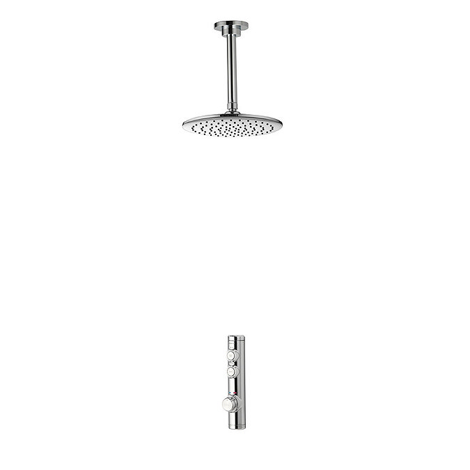 Aqualisa iSystem Smart Shower Concealed with Ceiling Fixed Head  In Bathroom Large Image