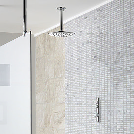 Aqualisa iSystem Smart Shower Concealed with Ceiling Fixed Head Large Image