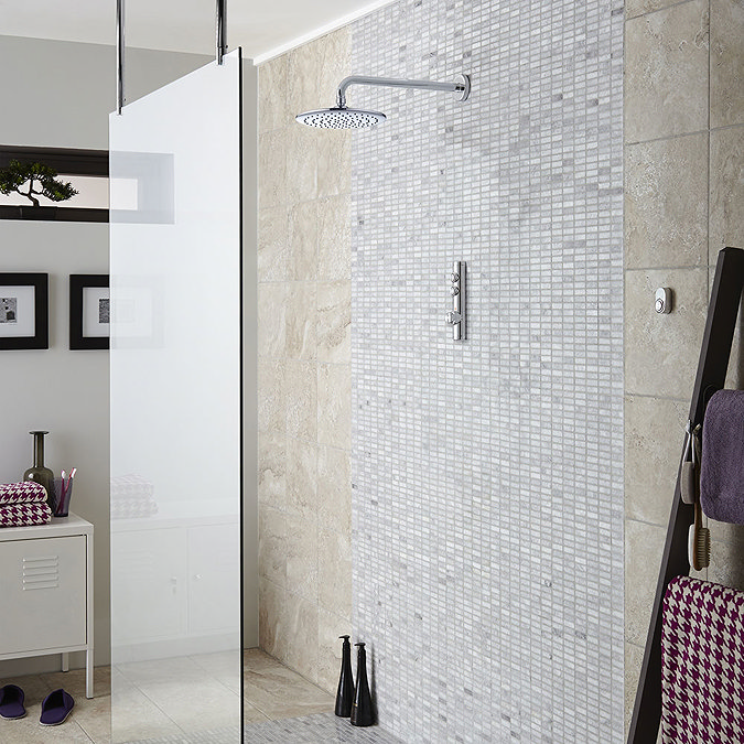 Aqualisa iSystem Smart Shower Concealed with Wall Fixed Head  Standard Large Image