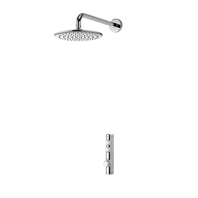 Aqualisa iSystem Smart Shower Concealed with Wall Fixed Head  In Bathroom Large Image