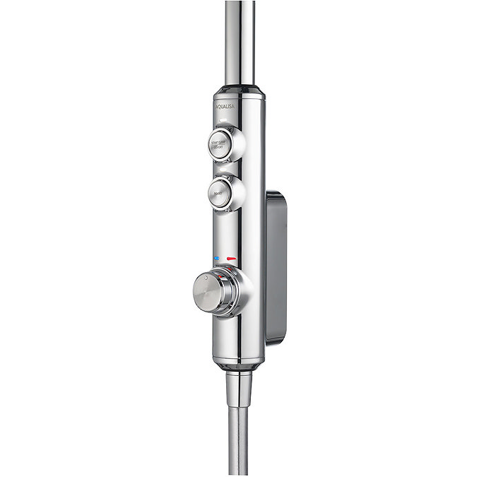 Aqualisa iSystem Smart Shower Exposed with Adjustable and Ceiling Fixed Heads  Feature Large Image