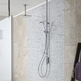Aqualisa iSystem Smart Shower Exposed with Adjustable and Ceiling Fixed Heads Medium Image