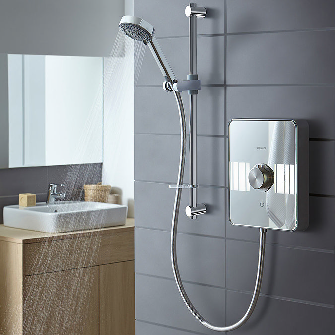 Aqualisa - Lumi Electric Shower with Adjustable Head - Chrome  Feature Large Image