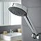 Aqualisa - Lumi Electric Shower with Adjustable Head - White/Chrome  Standard Large Image