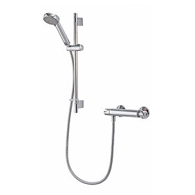 Aqualisa - Midas 100 Exposed Thermostatic Bar Valve with Slide Rail Kit - MD100BAR Large Image