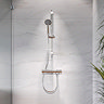 Aqualisa Midas 110 Exposed Thermostatic Bar Valve with Slide Rail Kit